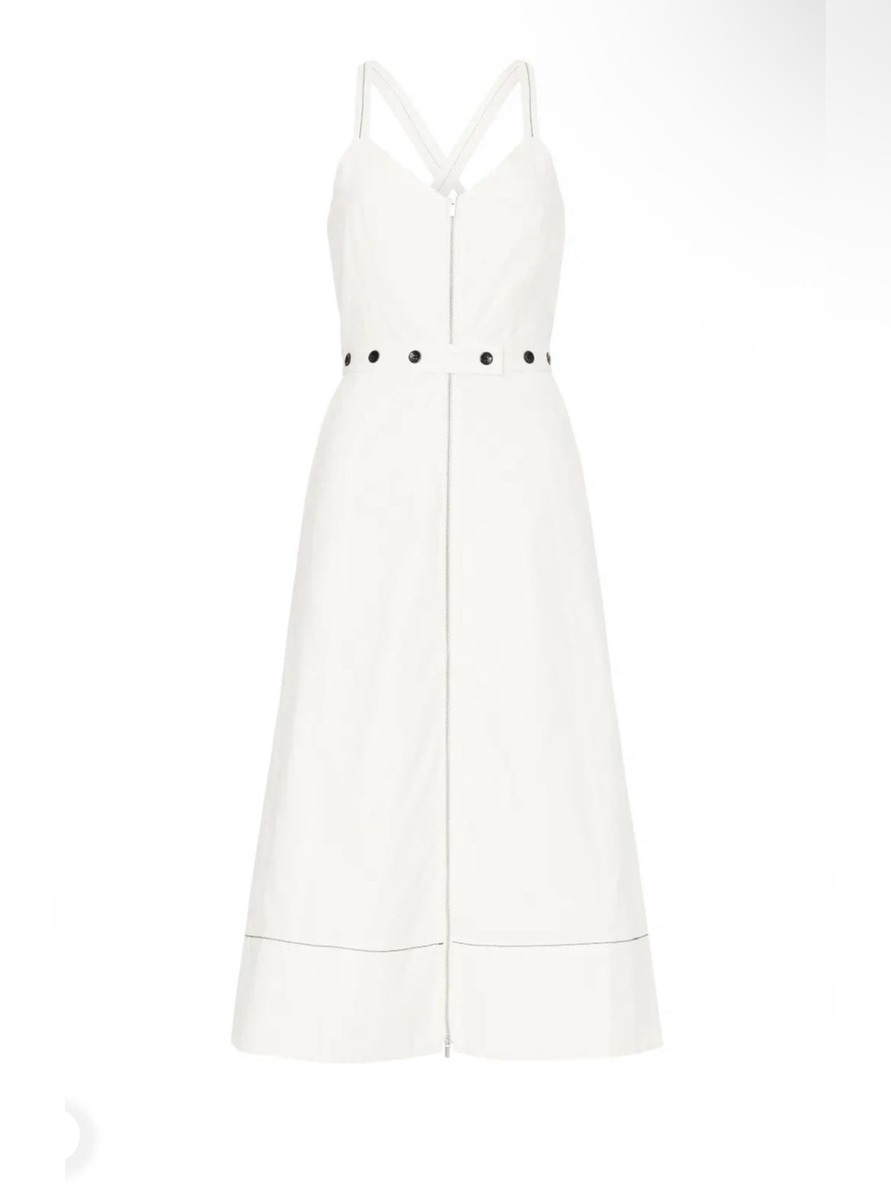 Proenza Schouler White Sundress with Pockets -Sz 2